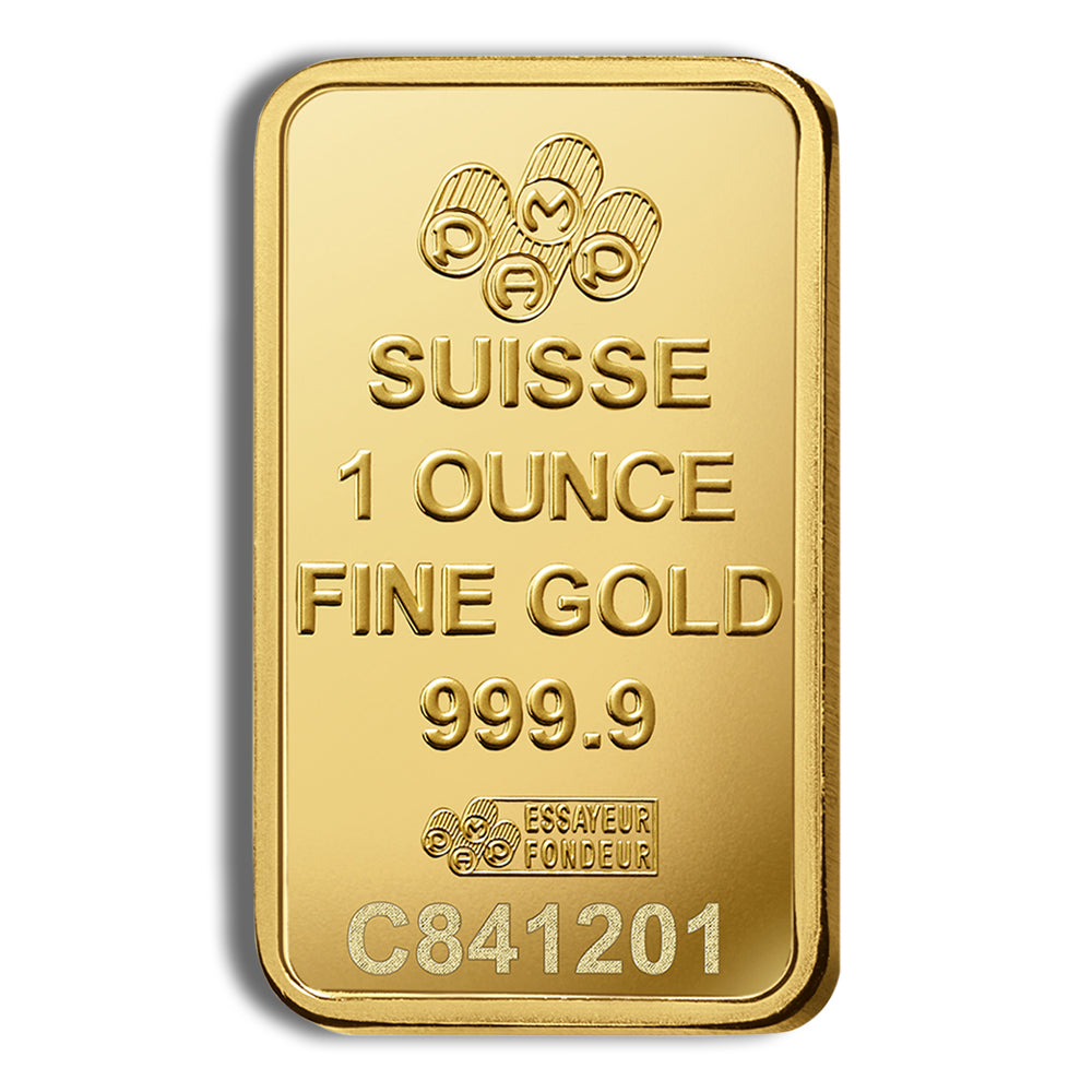 1 oz Gold Bar - PAMP Fortuna (Carded)