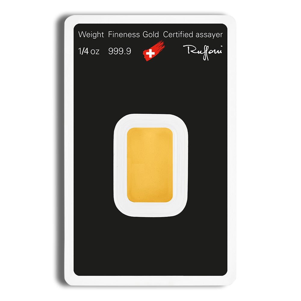 1/4 oz Gold Bar - Argor-Heraeus (Carded)