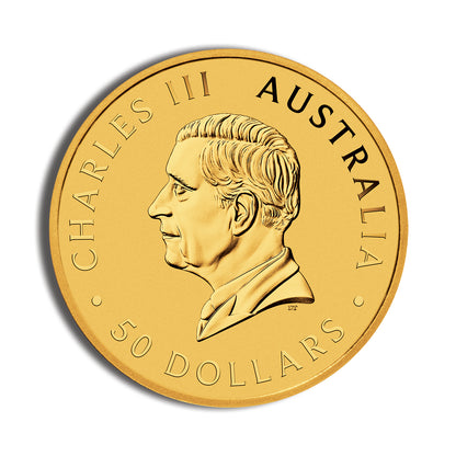 1/2 oz Australian Kangaroo/Nugget Gold Coin (Year Varies)