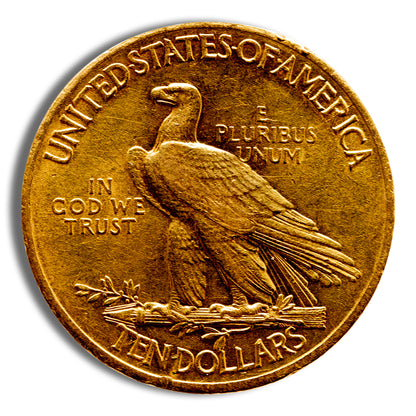 $10 Gold Indian Eagle - Cleaned/Low Grade