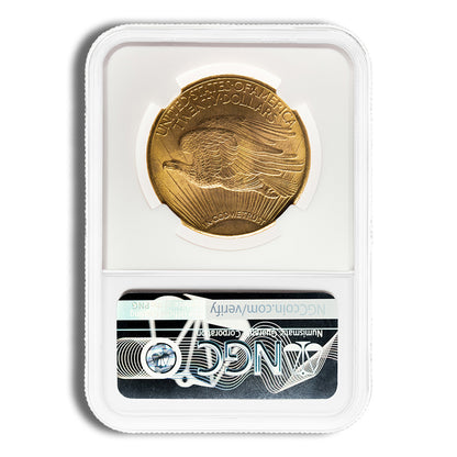 $20 Gold Saint-Gaudens Double Eagle - NGC MS64