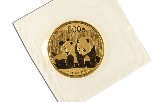 1 oz China Gold Panda - BU - Sealed (Year Varies)