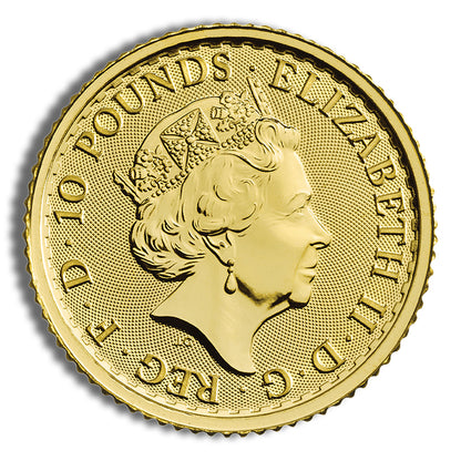 1/10 oz Gold Britannia (Year Varies)