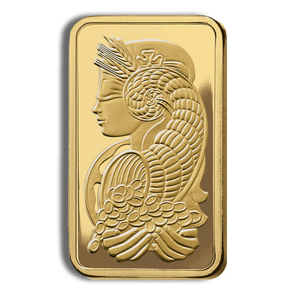 1 oz Gold Bar - PAMP Fortuna (Carded)